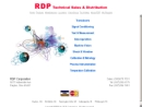 Website Snapshot of R D P CORP.